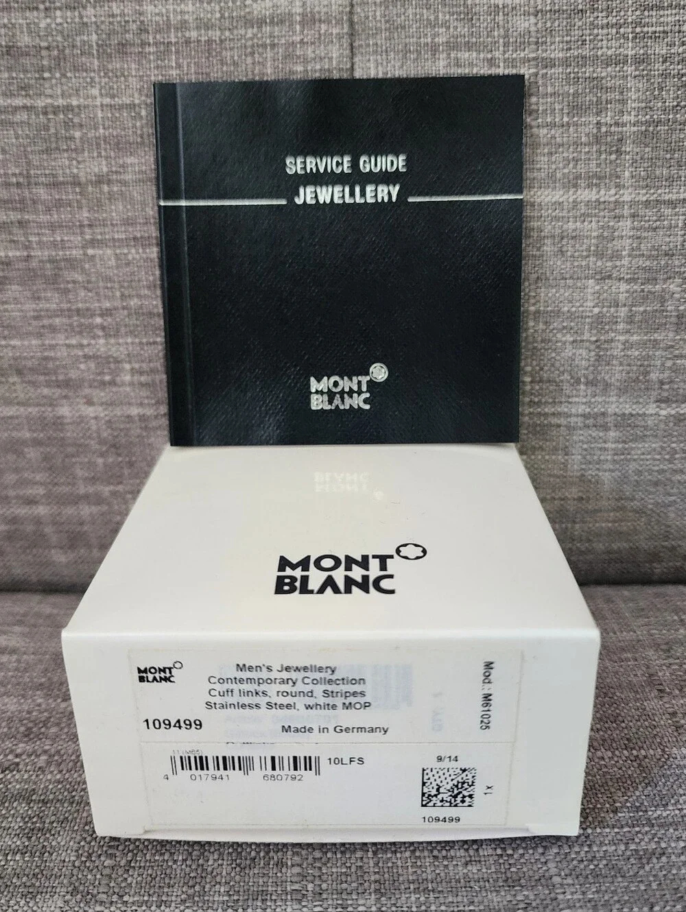 Brand New Montblanc Cuff Links Contemprorary Round 109499